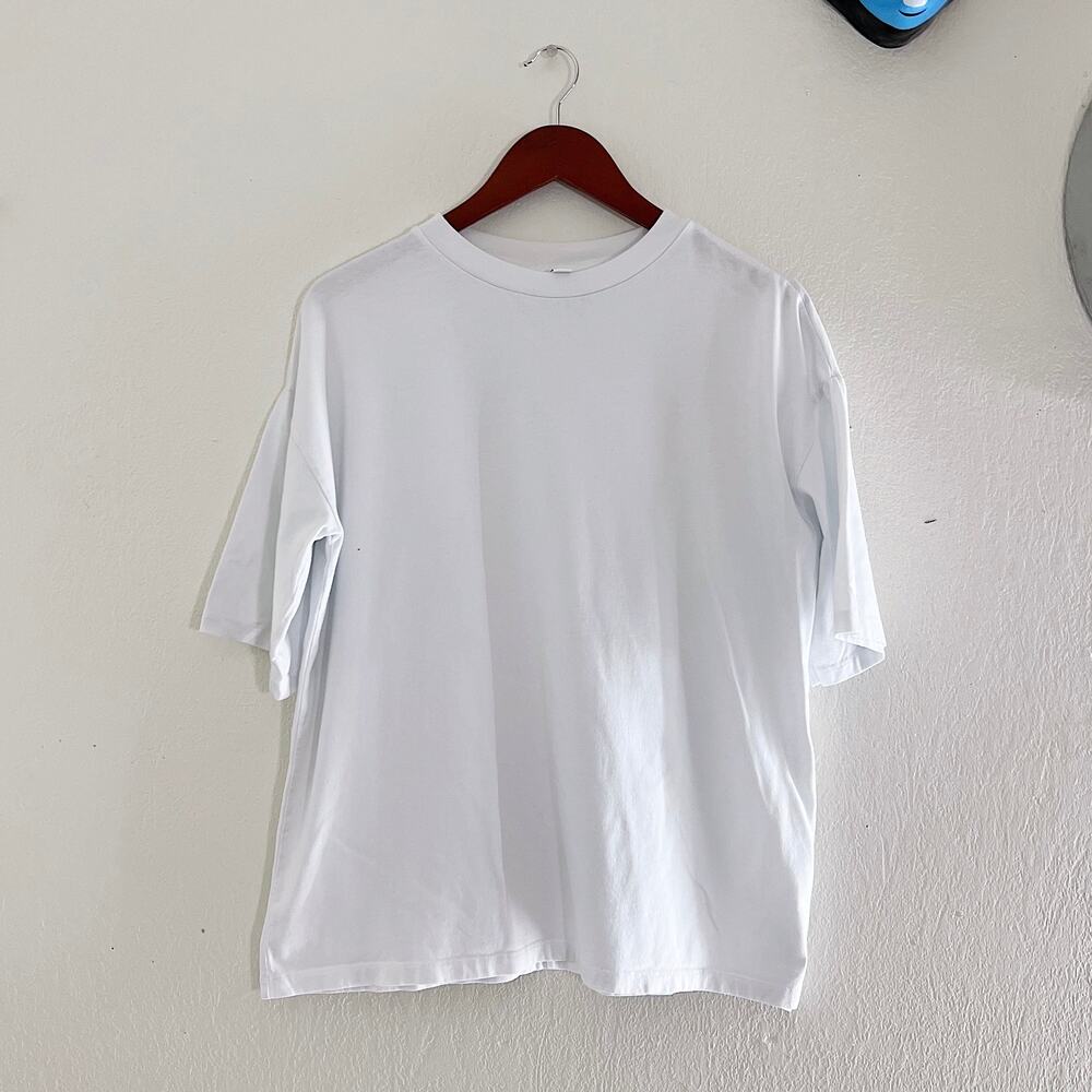 Topshop Oversized Plain White T-Shirt Size XS